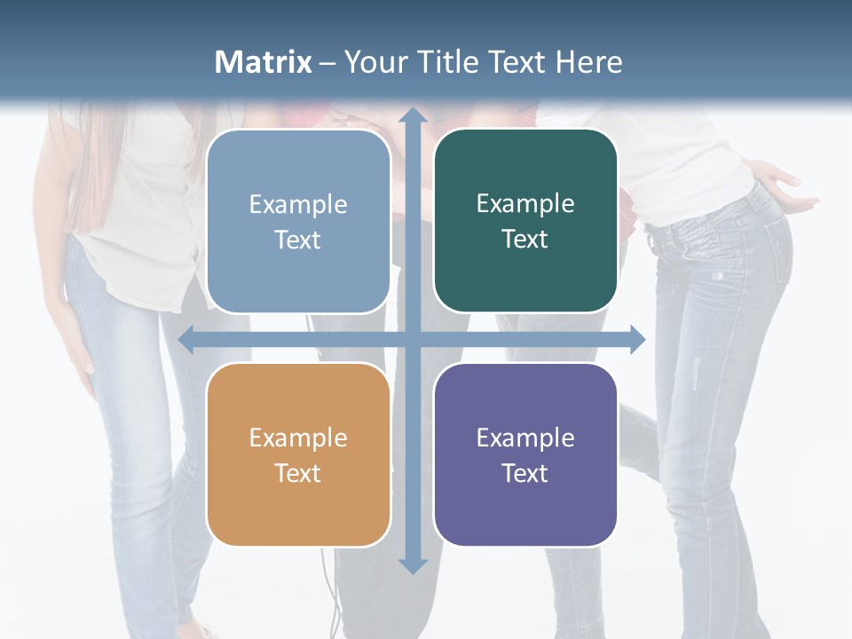 Colorful Many Young PowerPoint Template