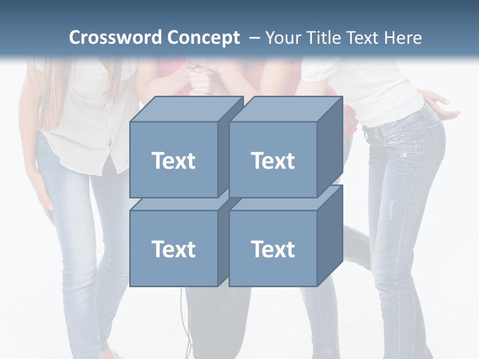 Colorful Many Young PowerPoint Template
