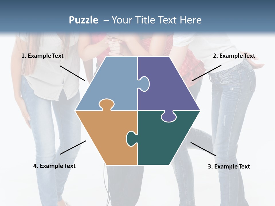 Colorful Many Young PowerPoint Template