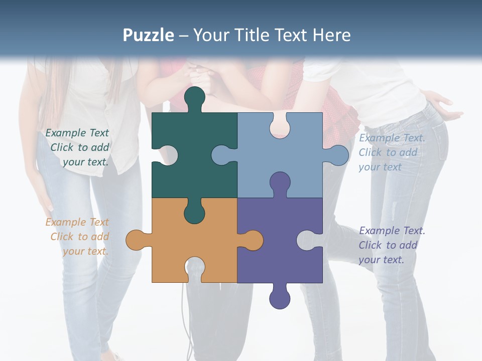 Colorful Many Young PowerPoint Template