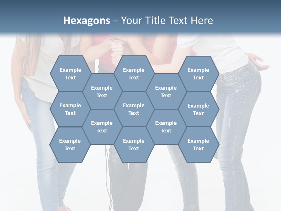 Colorful Many Young PowerPoint Template