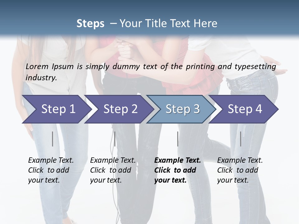 Colorful Many Young PowerPoint Template