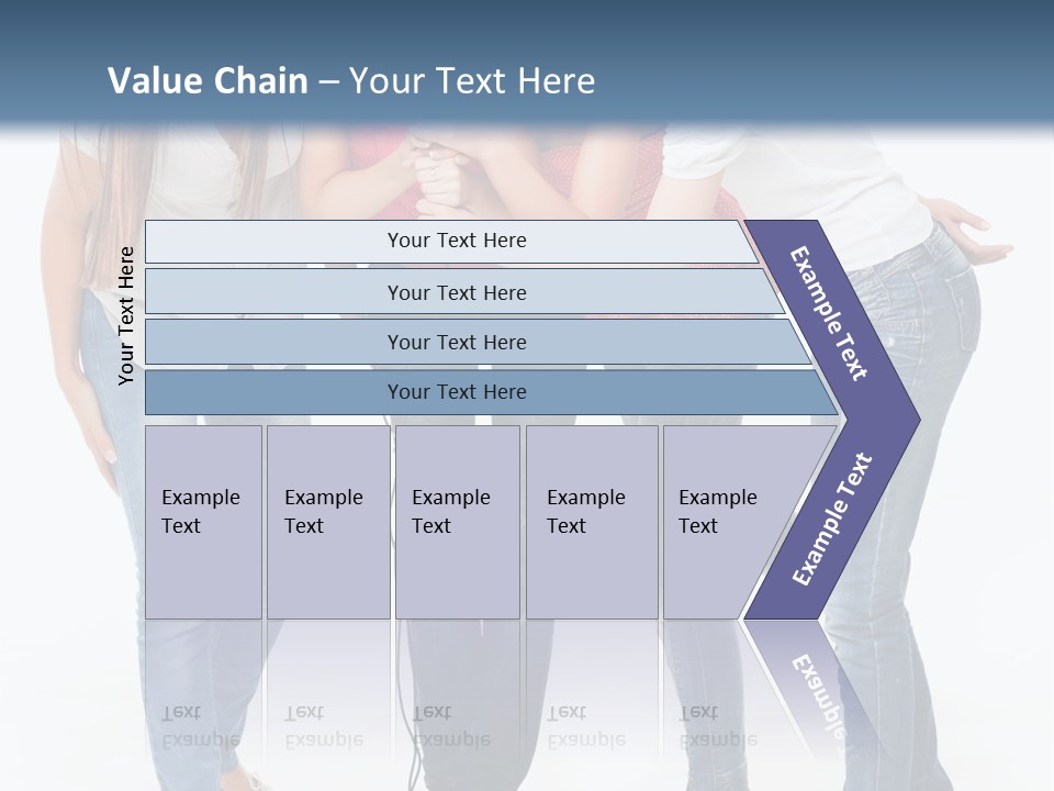 Colorful Many Young PowerPoint Template