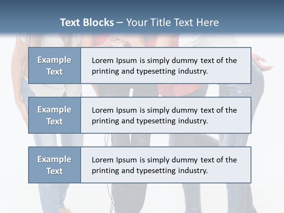 Colorful Many Young PowerPoint Template