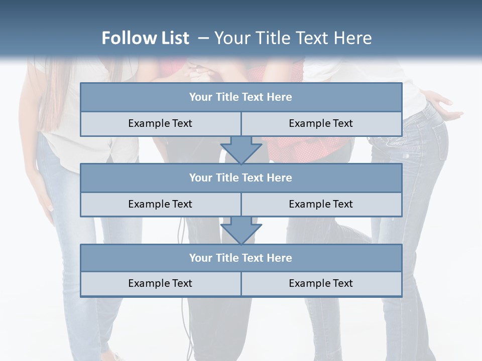Colorful Many Young PowerPoint Template