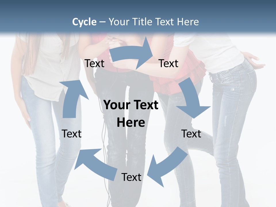 Colorful Many Young PowerPoint Template