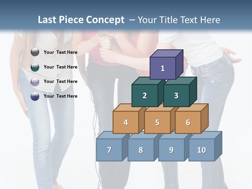 Colorful Many Young PowerPoint Template