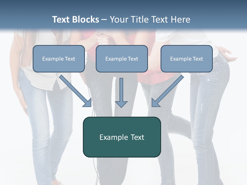 Colorful Many Young PowerPoint Template