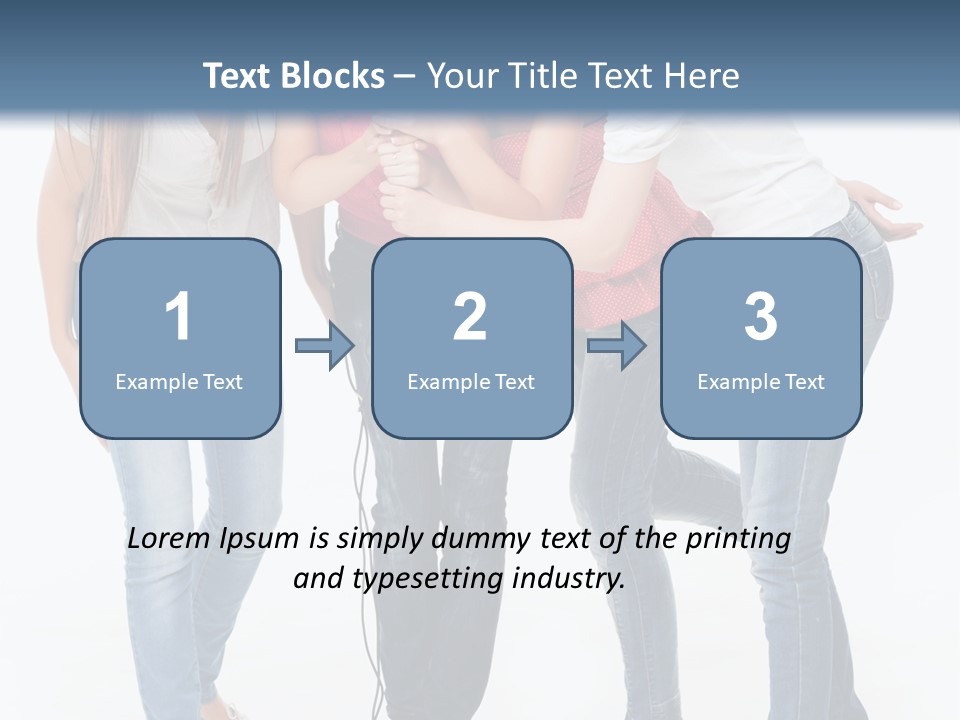 Colorful Many Young PowerPoint Template