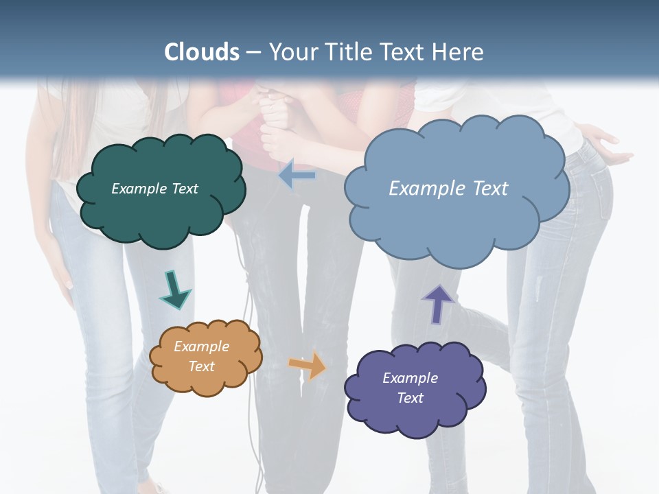 Colorful Many Young PowerPoint Template