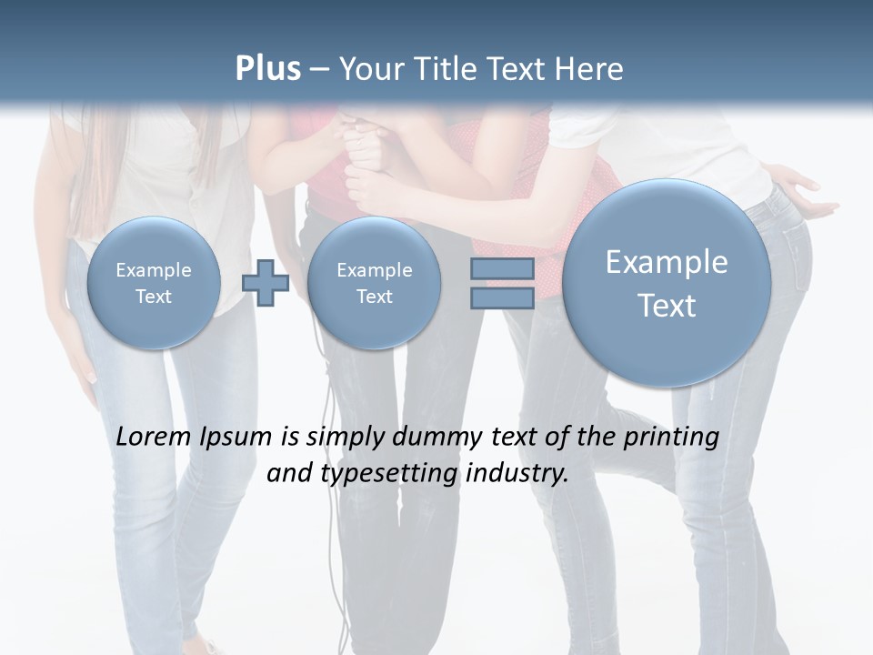 Colorful Many Young PowerPoint Template