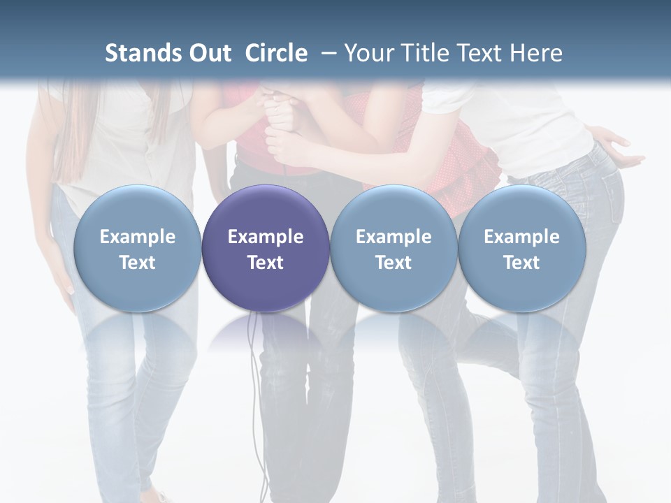 Colorful Many Young PowerPoint Template