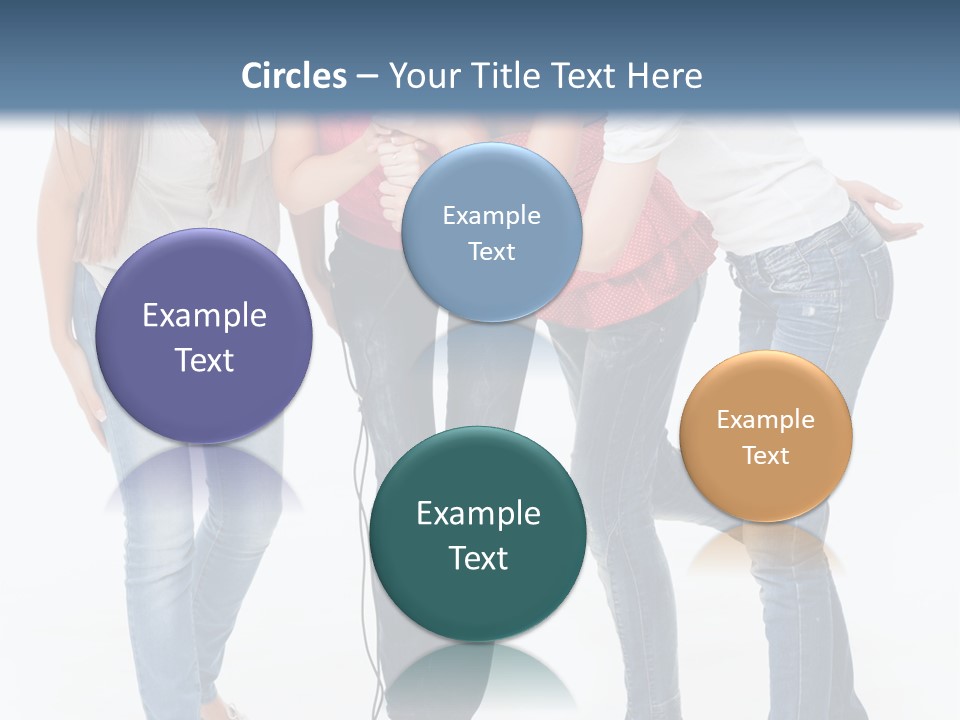 Colorful Many Young PowerPoint Template