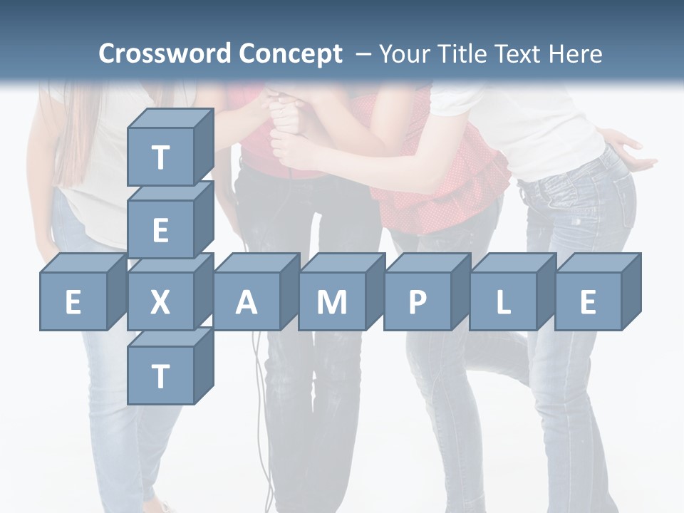 Colorful Many Young PowerPoint Template