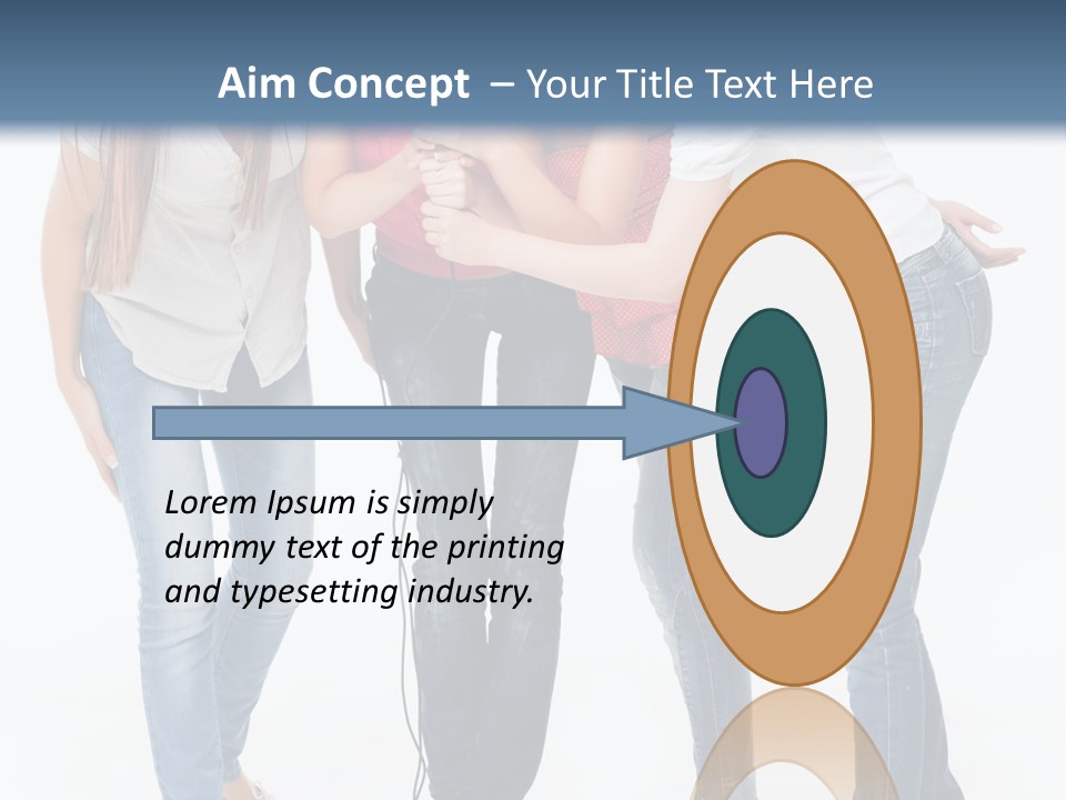 Colorful Many Young PowerPoint Template