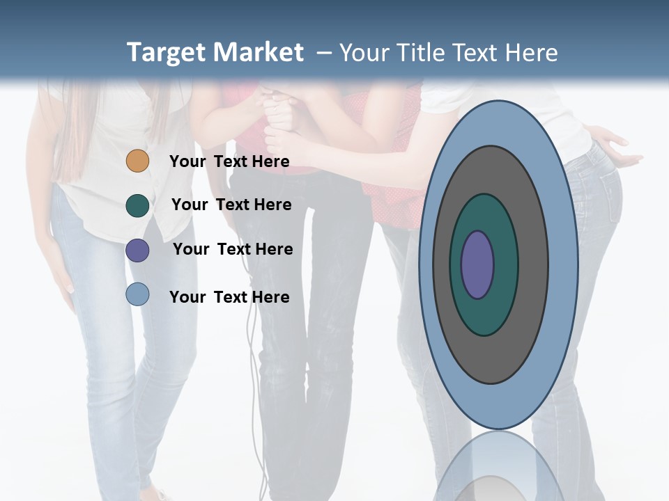 Colorful Many Young PowerPoint Template