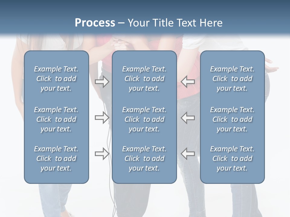 Colorful Many Young PowerPoint Template