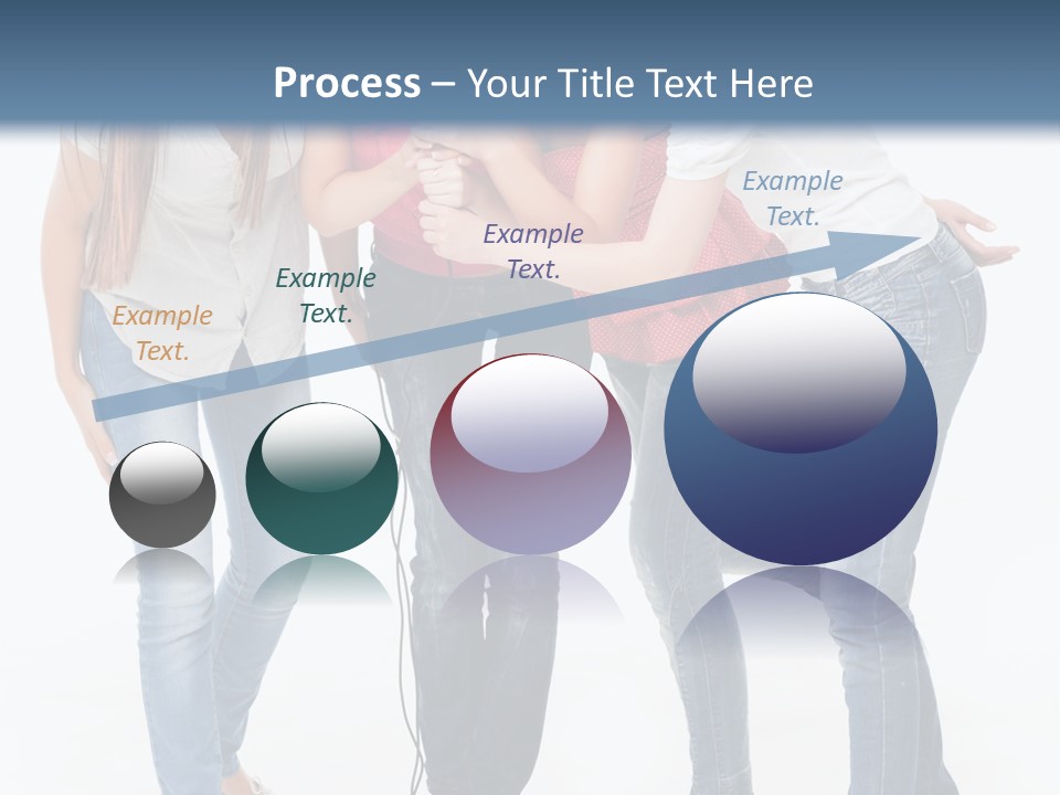 Colorful Many Young PowerPoint Template