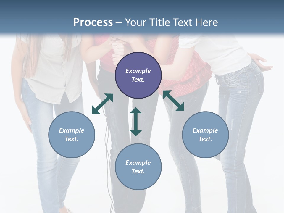 Colorful Many Young PowerPoint Template