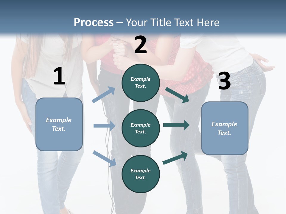 Colorful Many Young PowerPoint Template