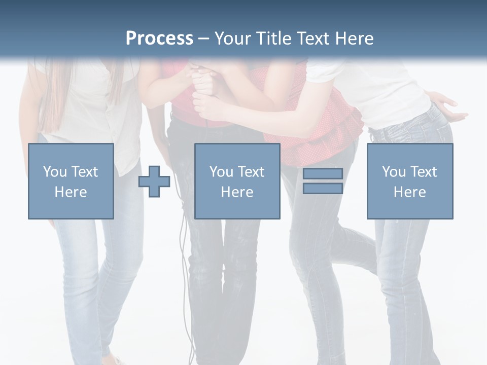 Colorful Many Young PowerPoint Template