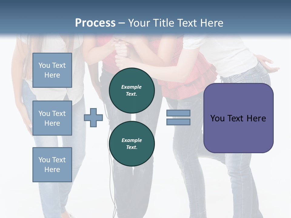 Colorful Many Young PowerPoint Template