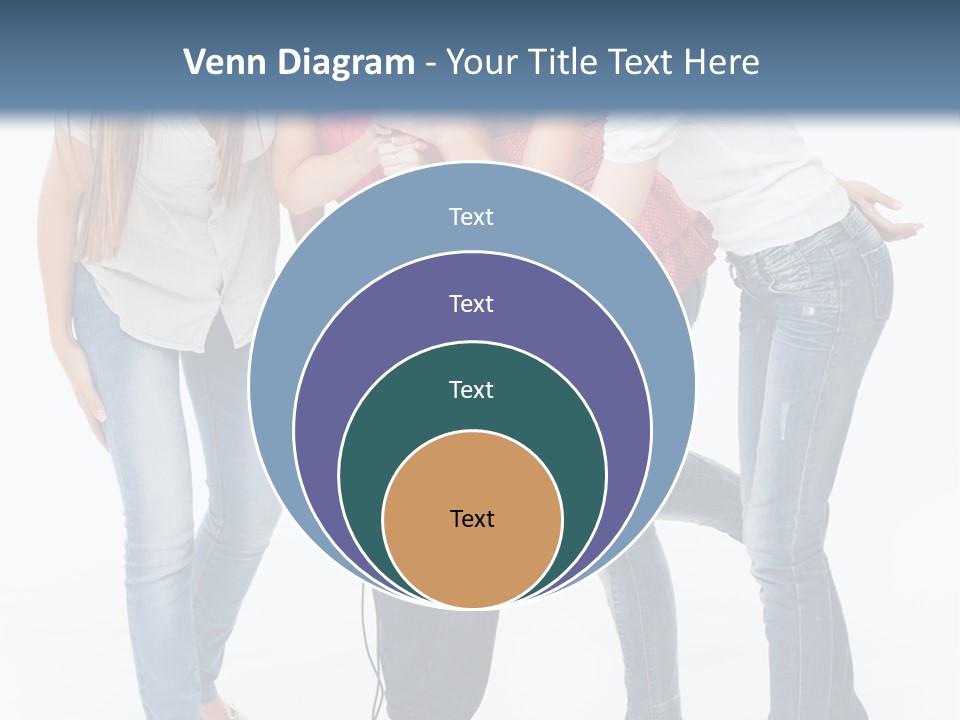 Colorful Many Young PowerPoint Template