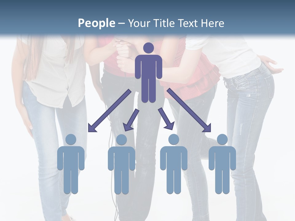 Colorful Many Young PowerPoint Template