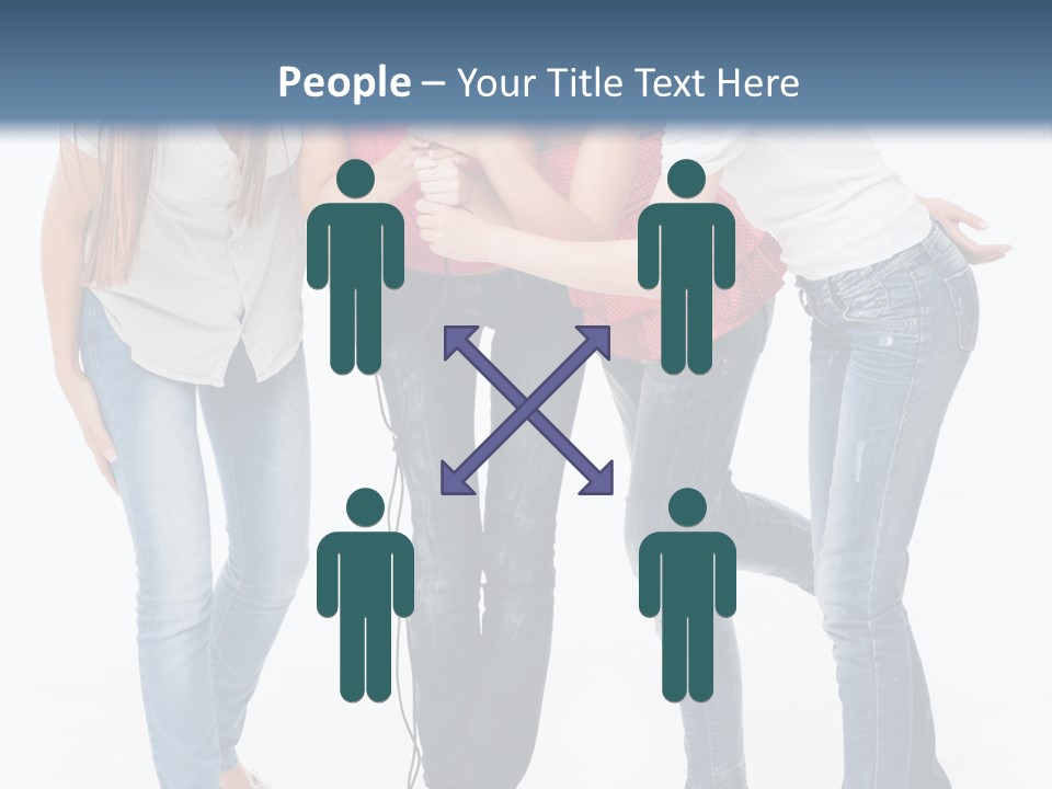 Colorful Many Young PowerPoint Template