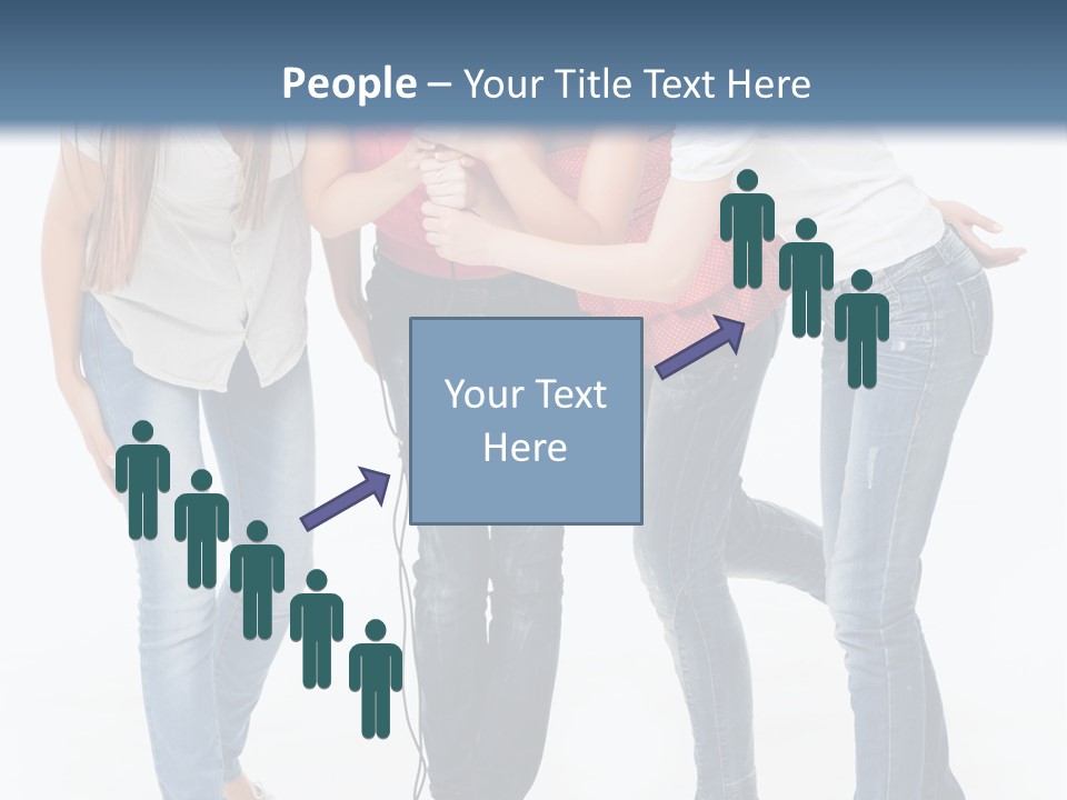 Colorful Many Young PowerPoint Template