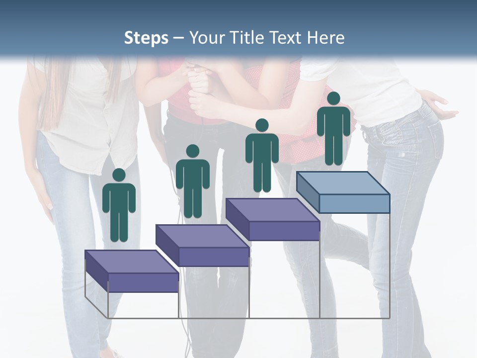 Colorful Many Young PowerPoint Template