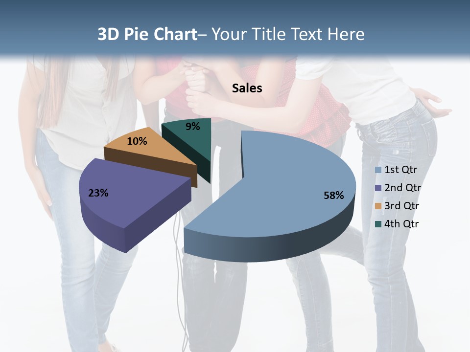 Colorful Many Young PowerPoint Template