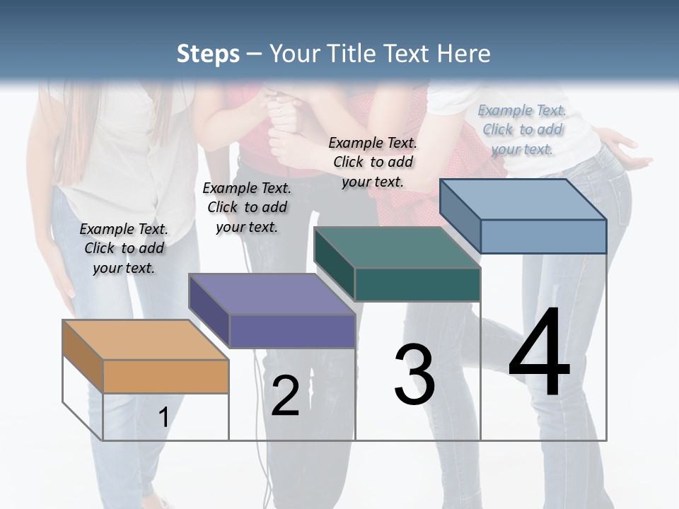 Colorful Many Young PowerPoint Template