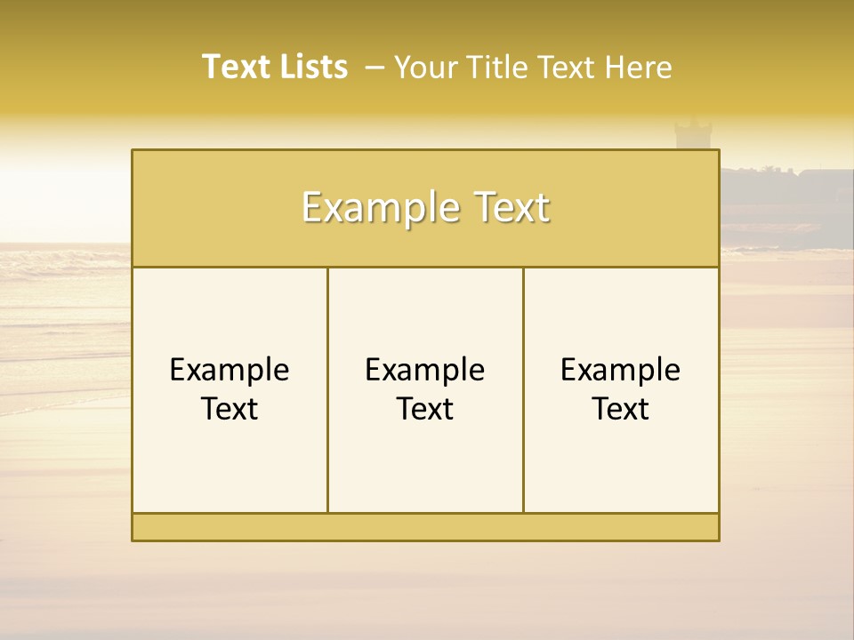 Surfing Shoreline Walking PowerPoint Template