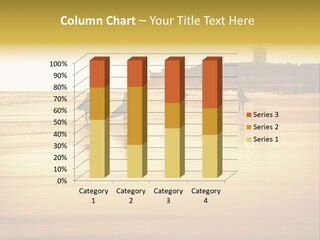 Surfing Shoreline Walking PowerPoint Template