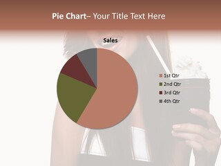 Dessert Woman Raspberry PowerPoint Template