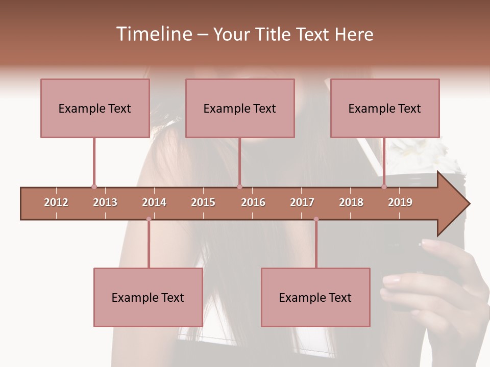 Dessert Woman Raspberry PowerPoint Template