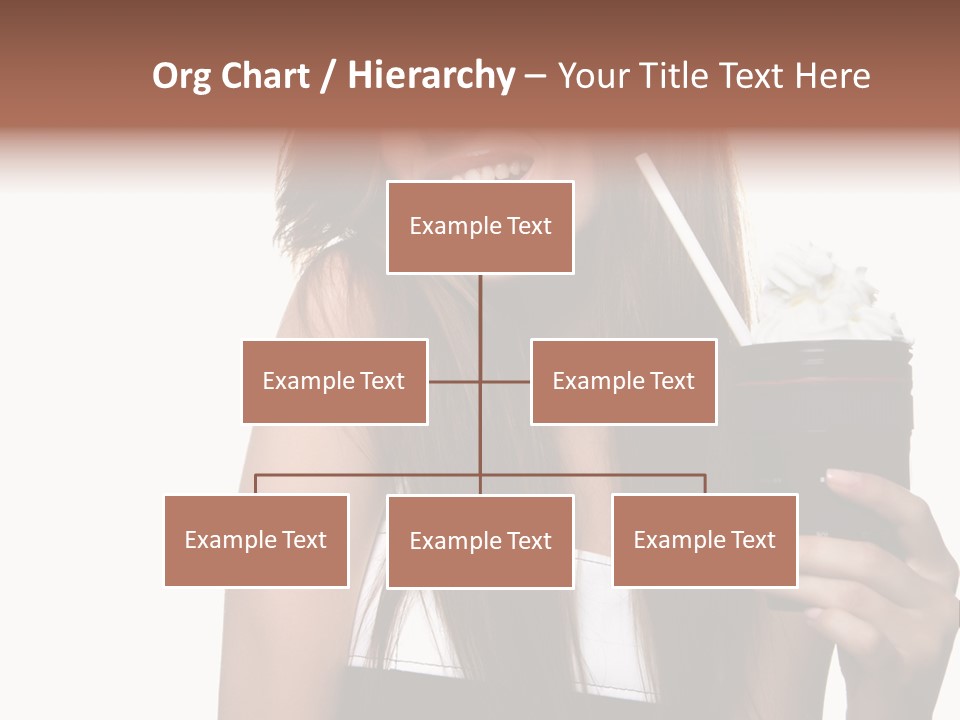 Dessert Woman Raspberry PowerPoint Template