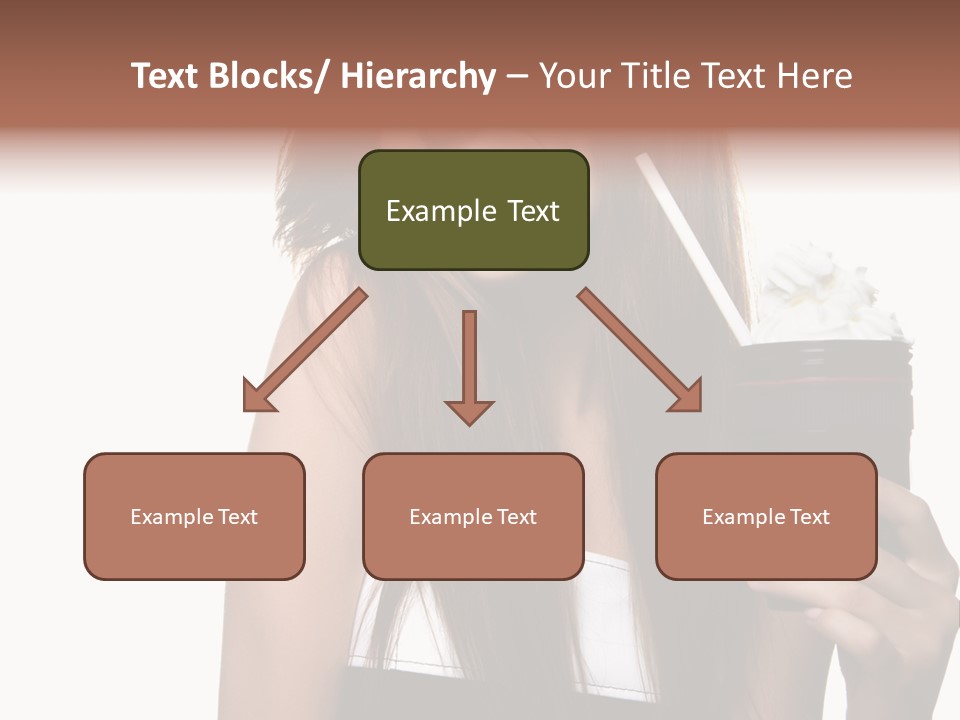 Dessert Woman Raspberry PowerPoint Template