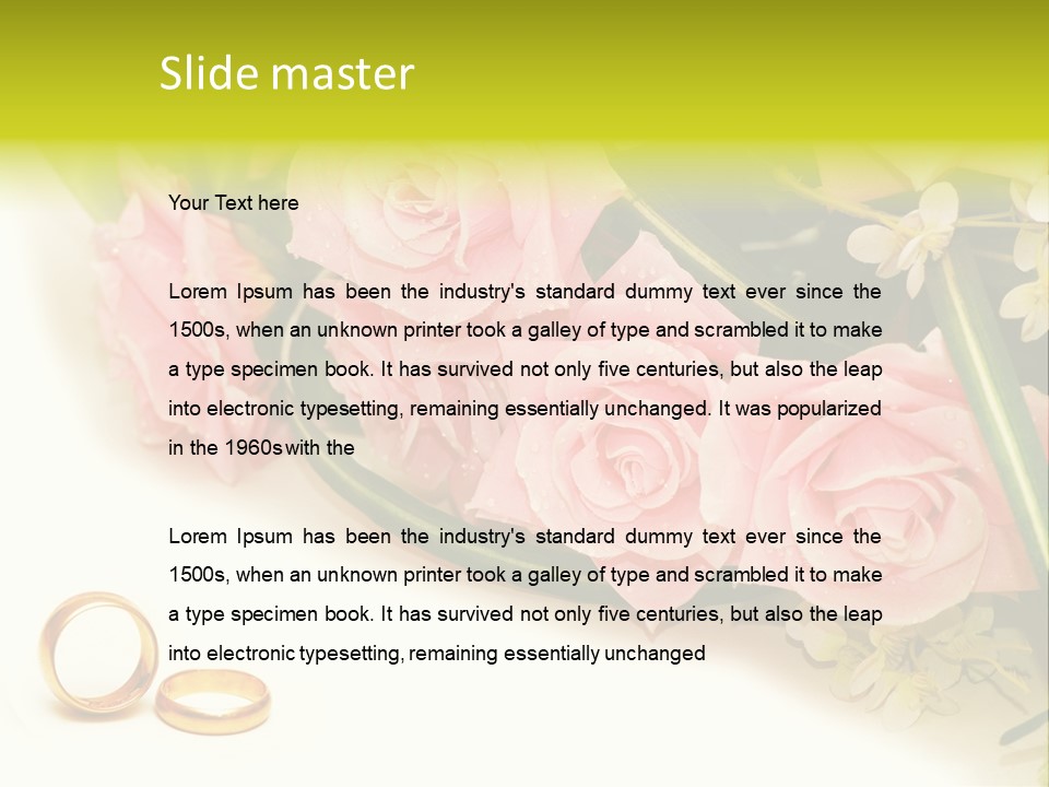 Love Symbol Gift PowerPoint Template