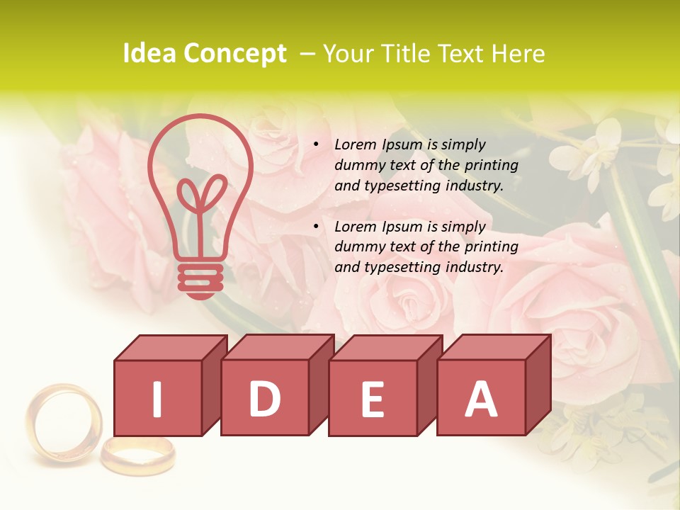 Love Symbol Gift PowerPoint Template