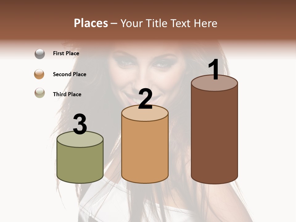 Beauty Female Portrait PowerPoint Template