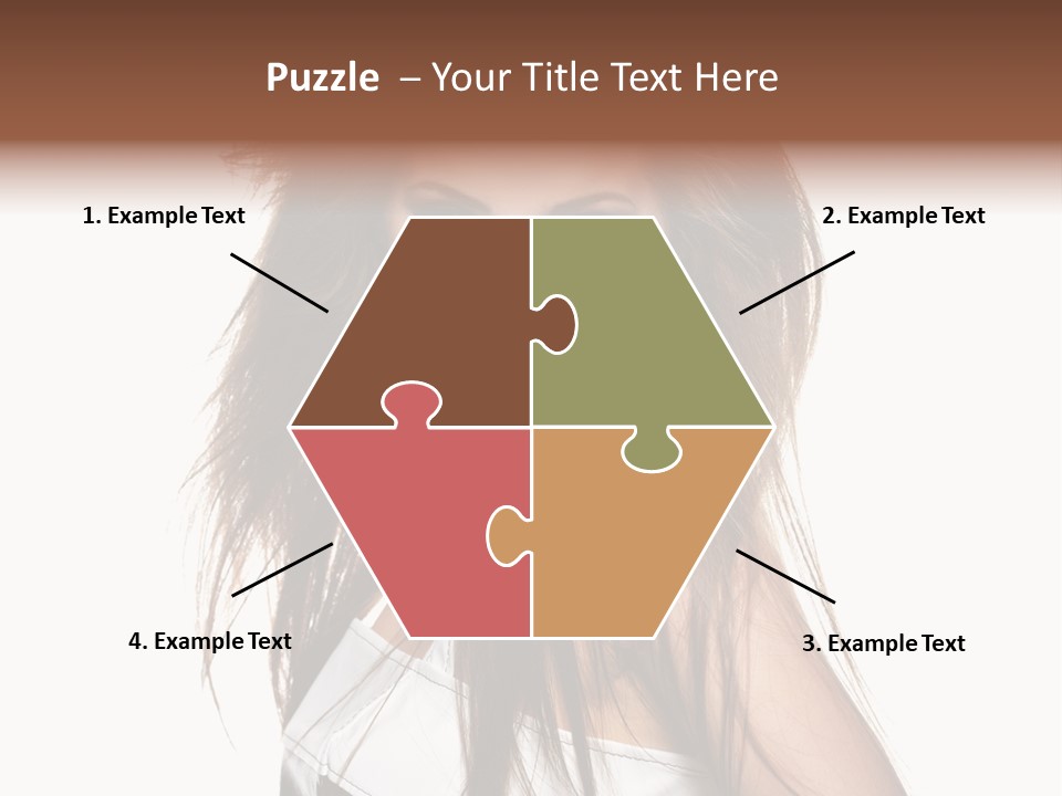 Beauty Female Portrait PowerPoint Template