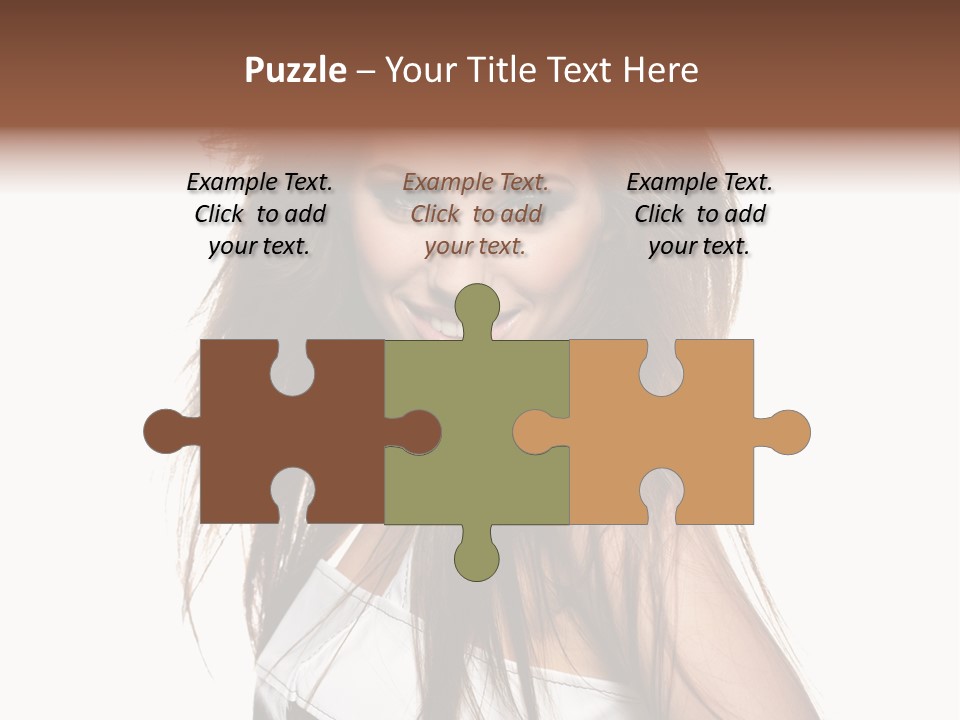 Beauty Female Portrait PowerPoint Template