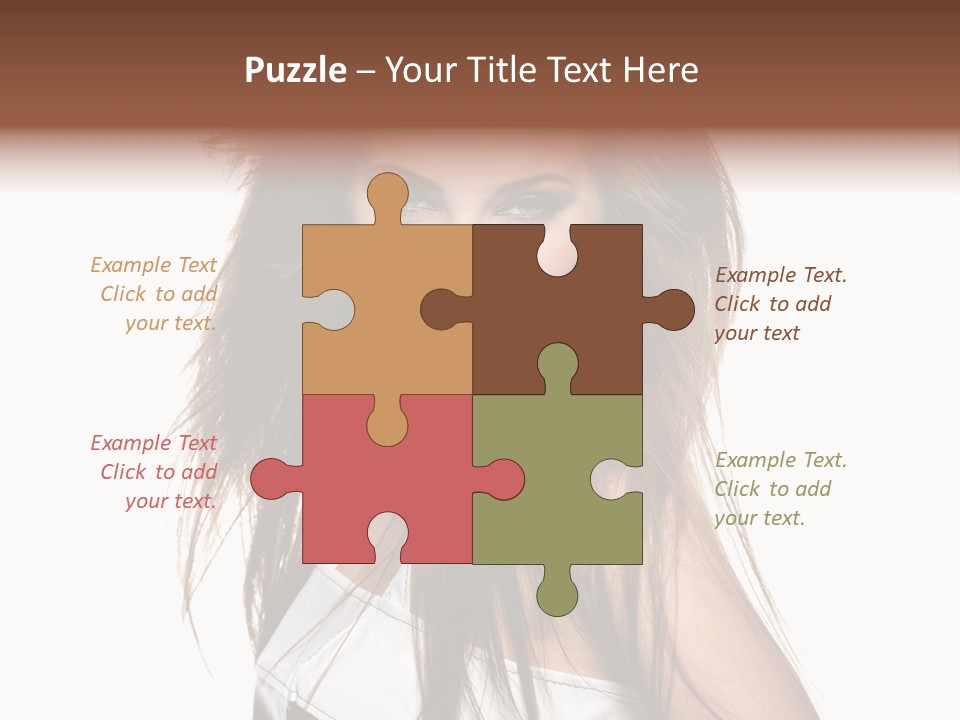 Beauty Female Portrait PowerPoint Template