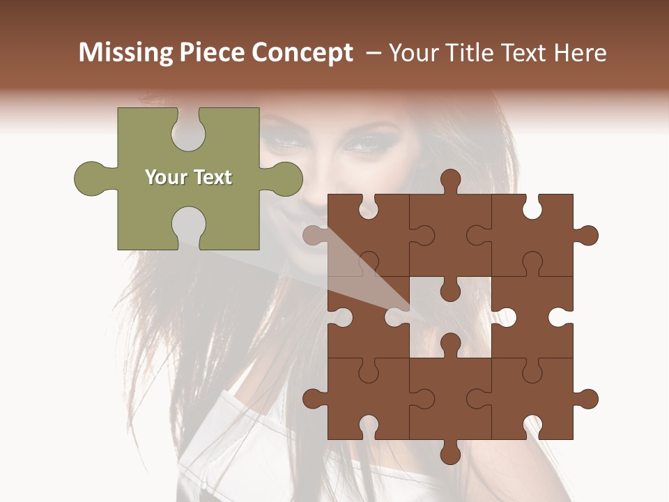 Beauty Female Portrait PowerPoint Template