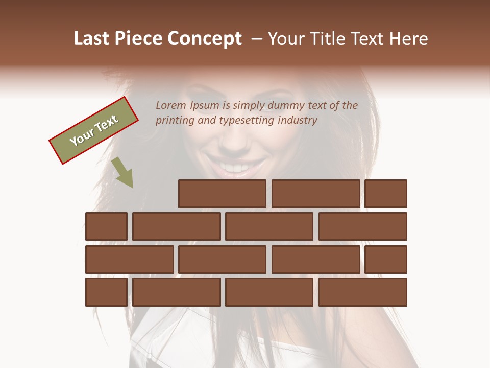 Beauty Female Portrait PowerPoint Template