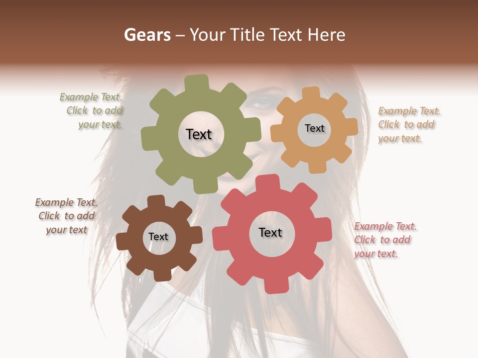 Beauty Female Portrait PowerPoint Template