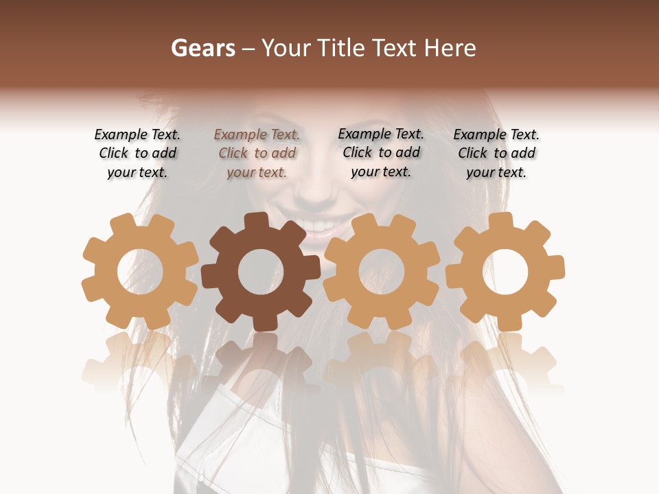 Beauty Female Portrait PowerPoint Template