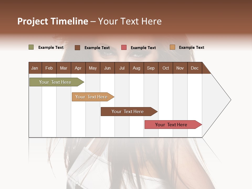 Beauty Female Portrait PowerPoint Template